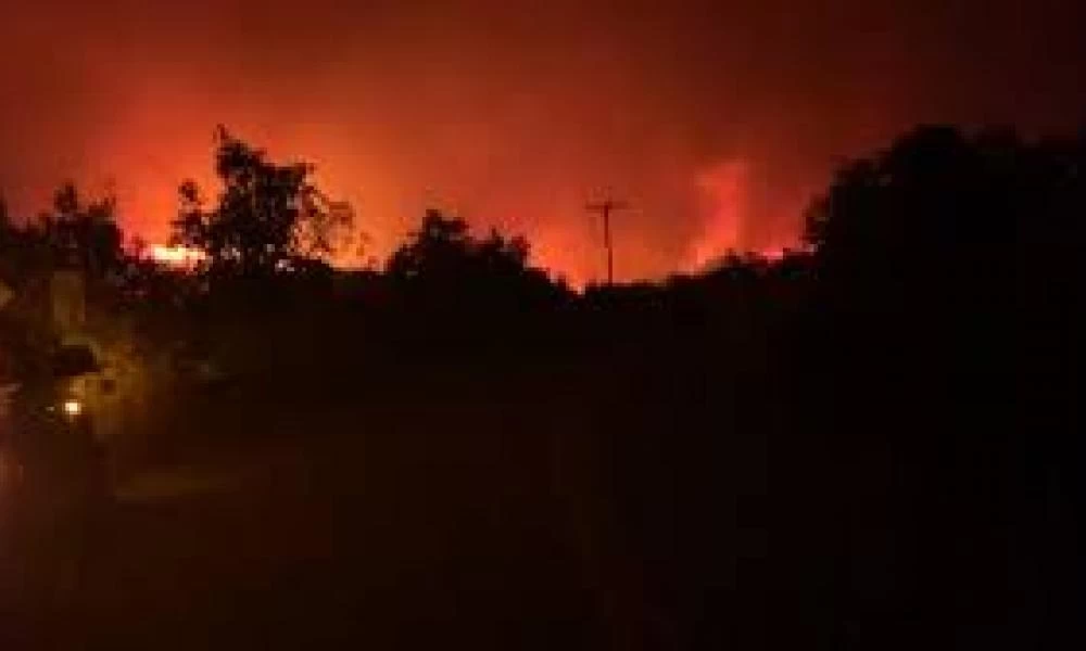 Έβρος: Μεγάλη φωτιά σε πέρασμα μεταναστών - Εκκενώνεται οικισμός